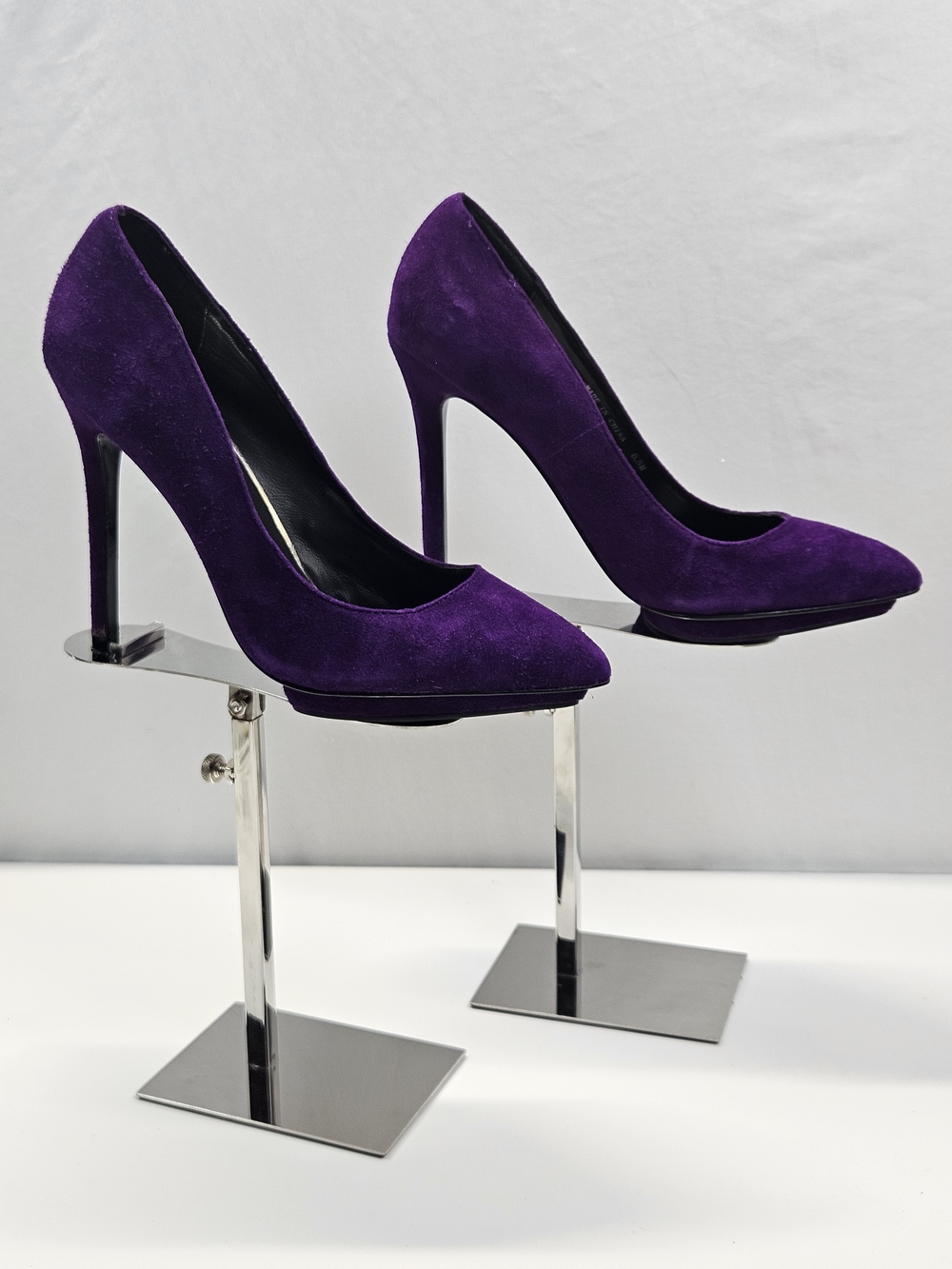 NWOB Dolce Vita Becky Purple Suede Stiletto Pump Platform Heel Shoes Womens 6.5